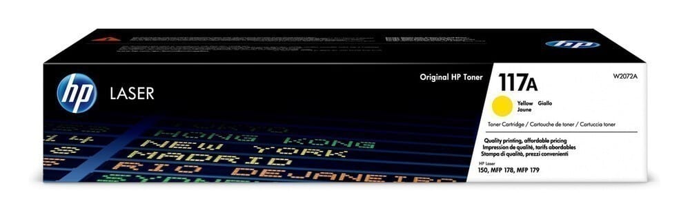 Toner HP 117A Galben Original W2072A