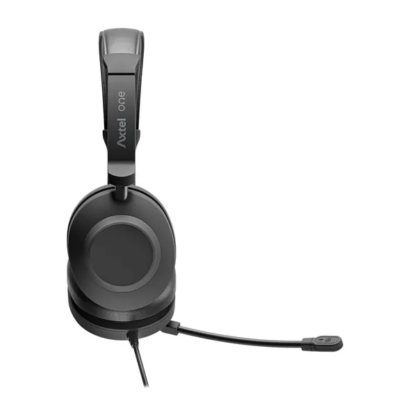 Headset AXTEL ONE UC35 Stereo HD USB Jack 3.5mm Negru - imagine 3