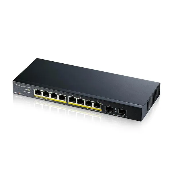 Switch ZYXEL GS1100-10HP 10 Porturi Gigabit PoE - imagine 3