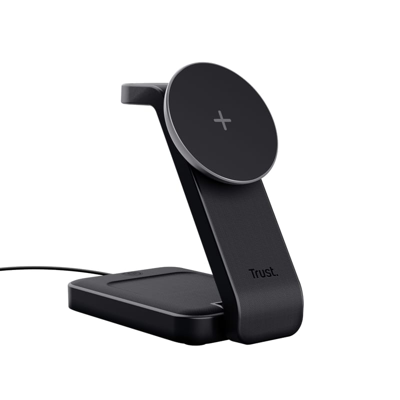 Stand de încărcare TRUST Viro 3-in-1 USB-C 20W Negru TR-25464