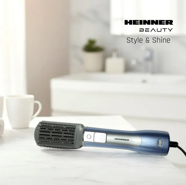 Perie cu Aer Cald HEINNER HAB-R12DC-BL2 1200W Albastru-Gri - imagine 4