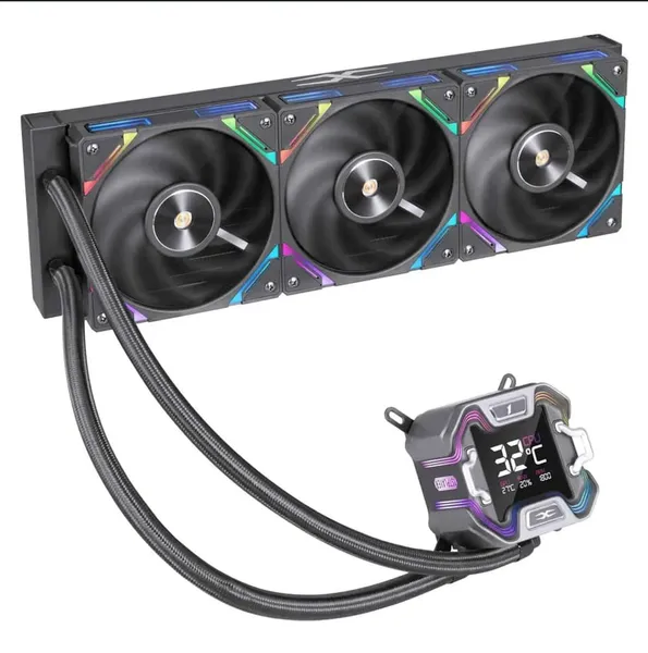 Cooler Procesor 1st PLAYER X-Starship 360E Lichid 3 Ventilatoare 12 cm aRGB