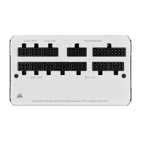 Sursă PC CORSAIR RM750 White 750W 80+ Gold Modulară - imagine 4