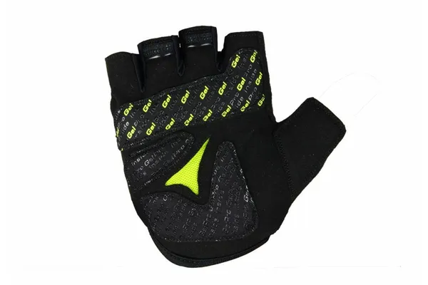 Mănuși B-RACE cu Gel Negru/Lime M - imagine 2
