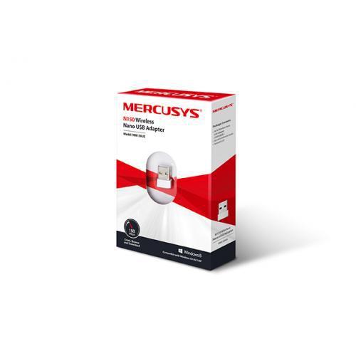 Adaptor Wireless MERCUSYS MW150US 150Mbps USB 2.0 Alb - imagine 2