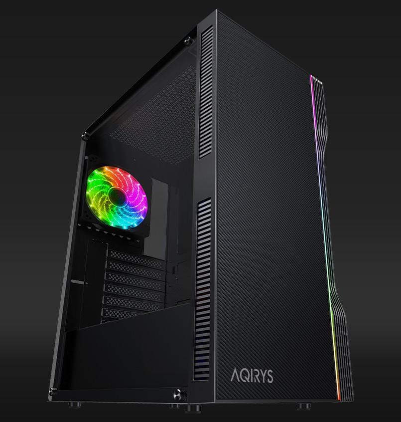 Carcasă AQIRYS ELECTRA Mid Tower ARGB Negru