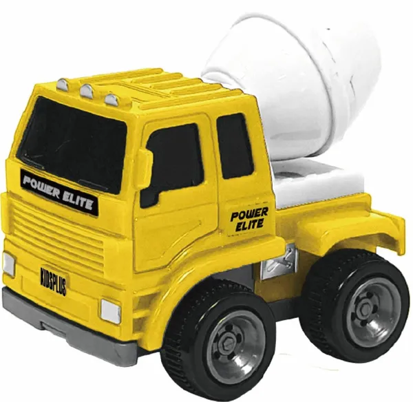 Mașinuță cu Fricțiune CEVODLE Betoniera Galbenă 1/43 10cm