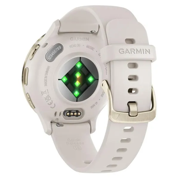 Smartwatch GARMIN Venu 3S Ivory Soft Gold - imagine 3