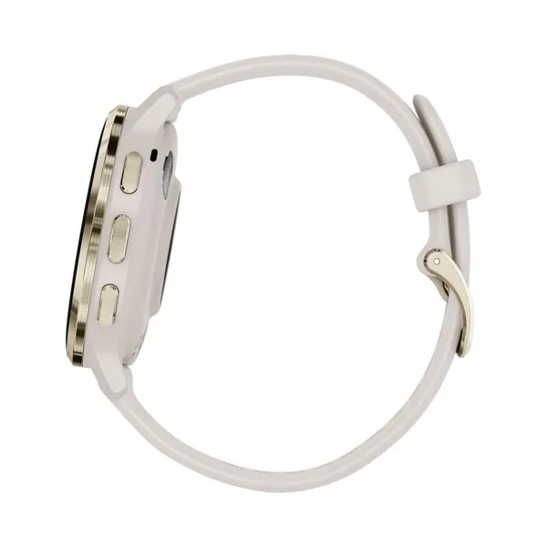 Smartwatch GARMIN Venu 3S Ivory Soft Gold - imagine 5