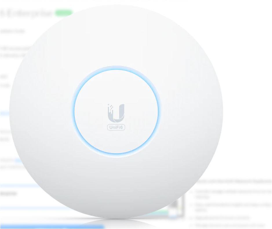 Access Point UBIQUITI U6-ENTERPRISE Tri-Band WiFi 6E