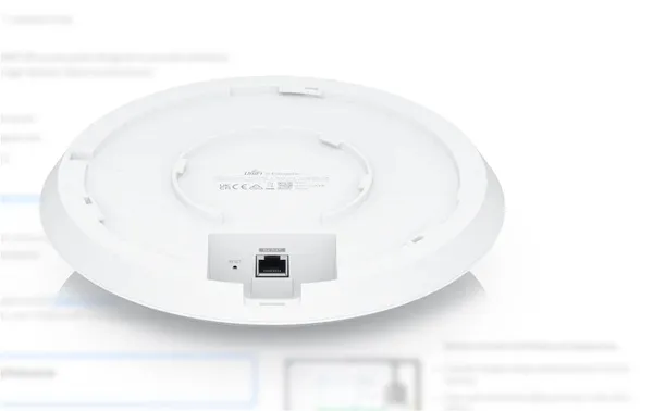 Access Point UBIQUITI U6-Enterprise Tri-Band WiFi 6E Alb - imagine 2