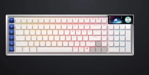 Tastatură Mecanică Gaming CORSAIR VANGUARD AIR 99 Wireless RGB Alb