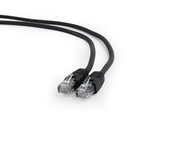 Cablu Patch Cord GEMBIRD PP6U-0.5M/BK Cat6 0.5m Negru
