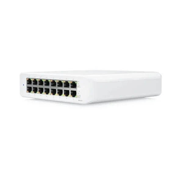 Switch UBIQUITI UniFi Lite 16 Porturi Gigabit PoE USW-LITE-16-POE-EU - imagine 2