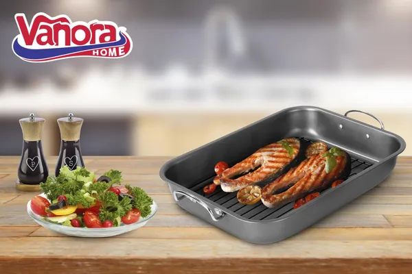 Tavă Cuptor VANORA HOME cu Grill 39x29x6 cm