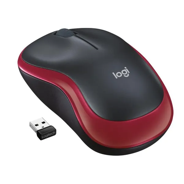Mouse Wireless LOGITECH M185 1000 dpi Roșu 910-002237