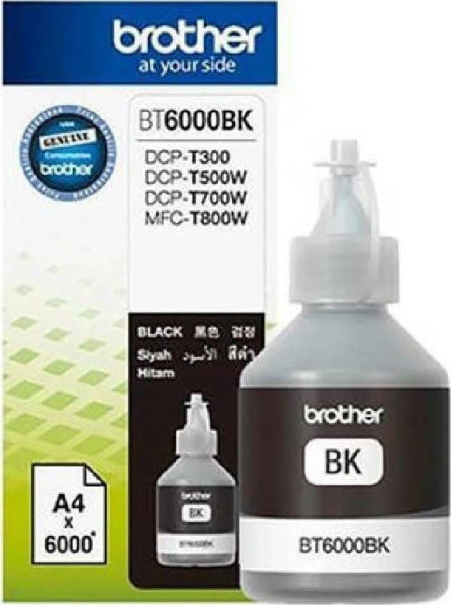 Cartuș Cerneală BROTHER BT6000BK Negru Original 6000 Pagini