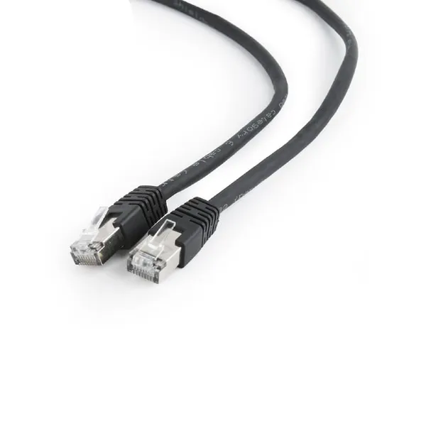 Cablu Patch Cord GEMBIRD PP6-0.5M/BK FTP Cat6 0.5m Negru