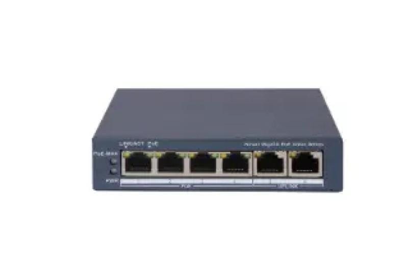 Switch PoE HIKVISION DS-3E1506P-EI/M 4 Porturi 60W