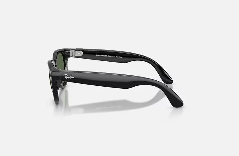 Ochelari Smart RAY-BAN Meta Headliner Gen 2 Negru Lucios Lentile Verde G-15 RW4013 - imagine 3