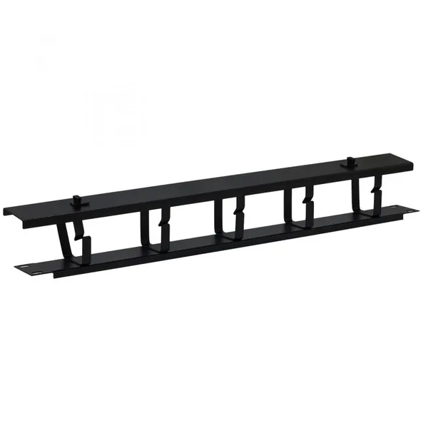 Panou Gestionare Cabluri SPACER SPCM-1UC-BK 1U 19 inch Negru - imagine 2
