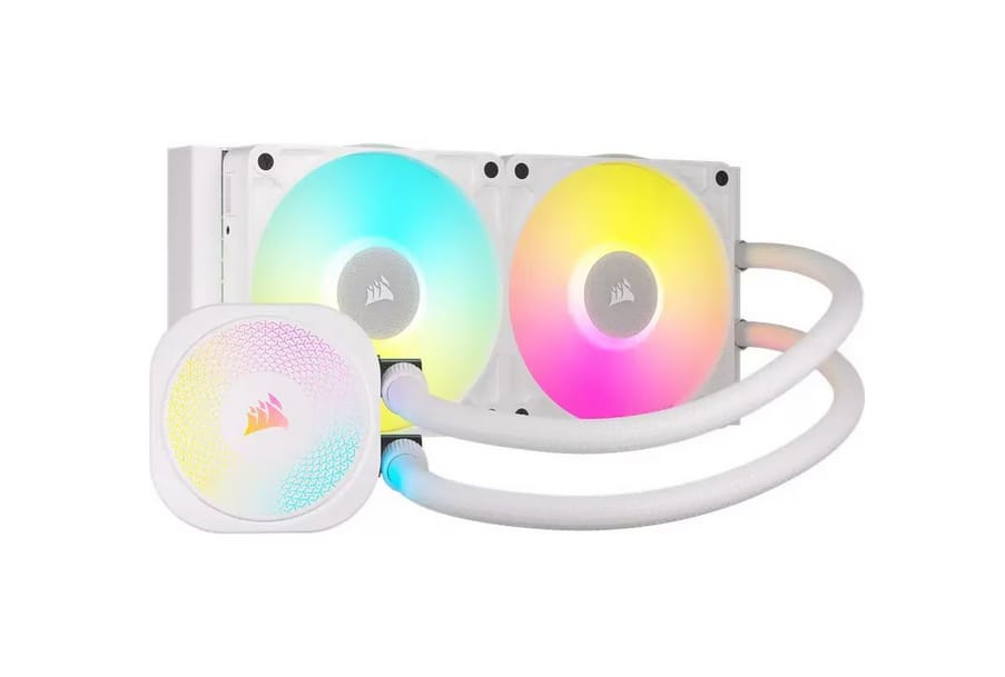 Cooler Procesor CORSAIR iCUE LINK TITAN 240 RX RGB AIO Lichid Alb