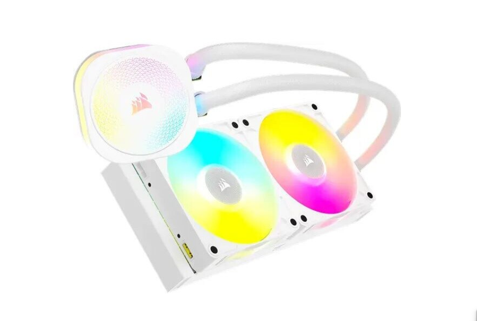 Cooler Procesor CORSAIR iCUE LINK TITAN 240 RX RGB AIO Lichid Alb - imagine 2