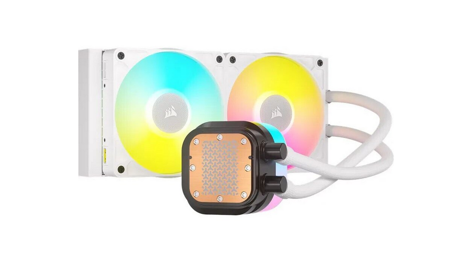 Cooler Procesor CORSAIR iCUE LINK TITAN 240 RX RGB AIO Lichid Alb - imagine 3