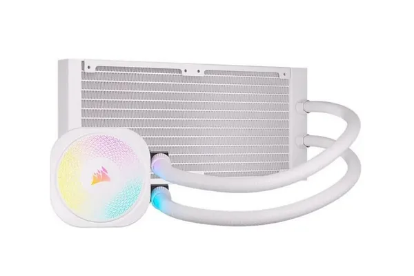 Cooler Procesor CORSAIR iCUE LINK TITAN 240 RX RGB AIO Lichid Alb - imagine 4