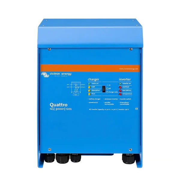 Invertor VICTRON ENERGY Quattro 12V 3000VA 230V 120A