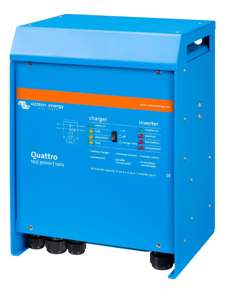Invertor VICTRON ENERGY Quattro 12V 3000VA 230V 120A - imagine 4