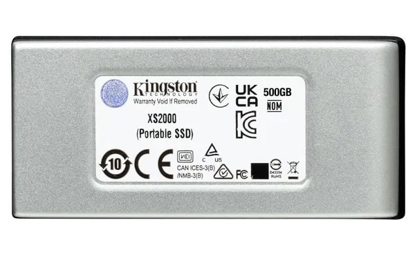 SSD Extern KINGSTON XS2000 2TB Negru USB 3.2 - imagine 3