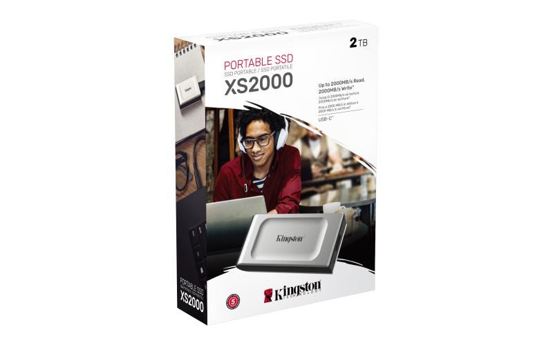 SSD extern KINGSTON XS2000 2TB Negru USB 3.2 - imagine 7