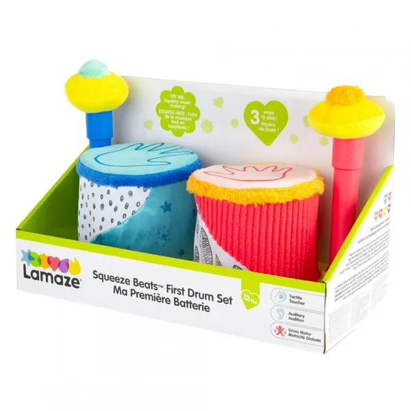 Jucărie interactivă TOMY Squeeze Beats First Drum Set