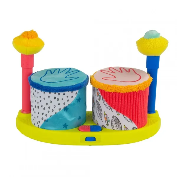 Set Tobe Copii TOMY Squeeze Beats First Drum Set - imagine 4