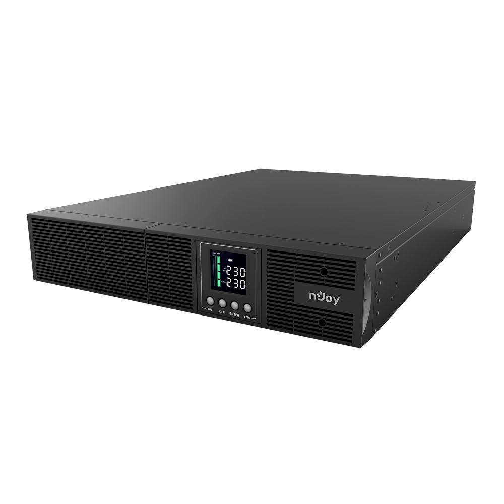 UPS NJOY Aster 3000 Online Rack 3000VA 2700W Sinusoida Pura - imagine 2