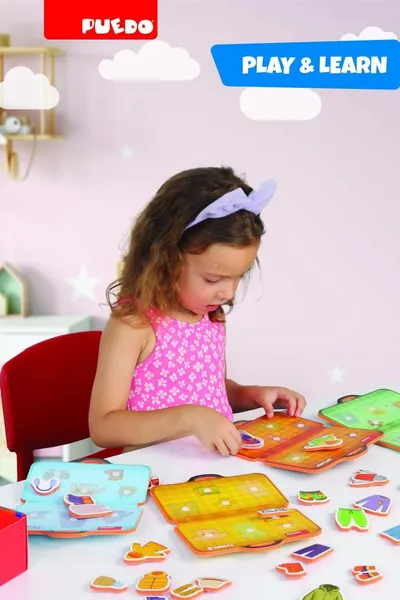 Puzzle PUEDO TOYS Fa-ti bagajul din carton 25-49 piese - imagine 8