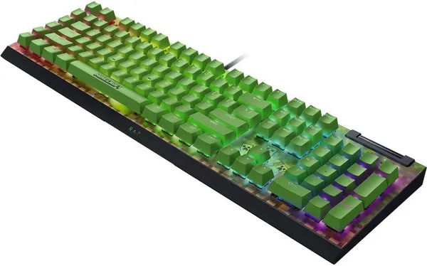 Tastatură Mecanică Gaming RAZER BlackWidow V4 X Green Switch Minecraft Edition - imagine 3