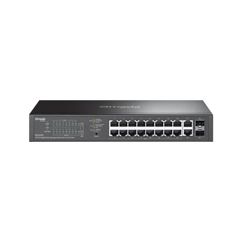 Switch TP-LINK Omada ES220GP 20-Port 16 PoE+ 2 SFP