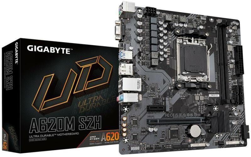 Placă de bază GIGABYTE A620M S2H AM5 mATX DDR5