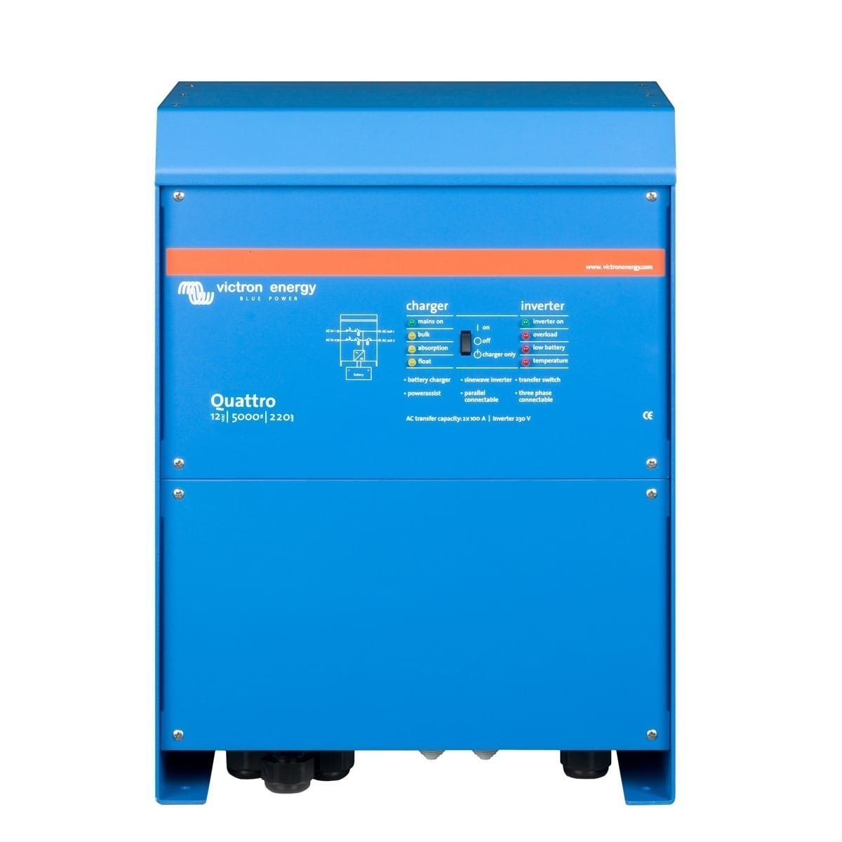 Invertor VICTRON ENERGY Quattro 12V 5000VA QUA125020000