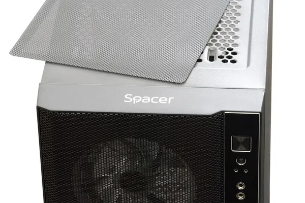 Carcasă PC SPACER Rainbow Mid Tower ATX Negru SPCS-GC-RAINBOW - imagine 8