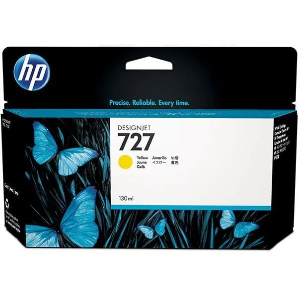 Cartuș Cerneală HP 727 B3P21A Galben 130 ml Original - imagine 2