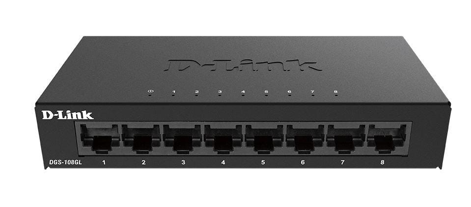 Switch D-LINK DGS-108GL 8 Porturi Gigabit Negru