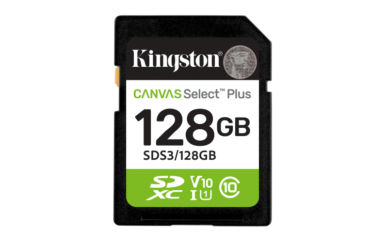 Card de memorie KINGSTON Canvas Select Plus SDXC 128GB SDS3/128GB