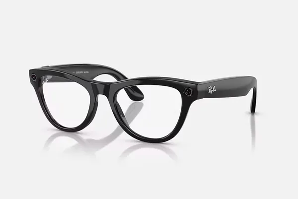 Ochelari Smart RAY-BAN Meta Skyler AI Shiny Black Transitions Amethyst
