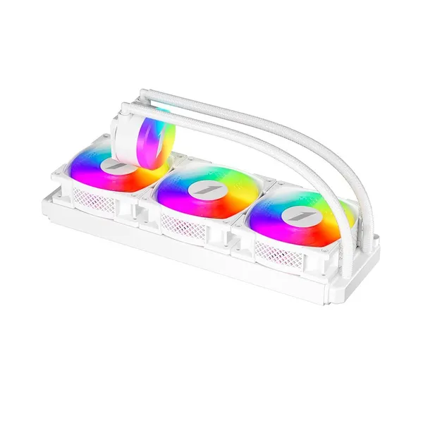 Cooler Procesor 1STPLAYER Thunderstorm TS2 360 Alb 3 Ventilatoare aRGB