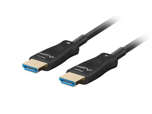 Cablu HDMI LANBERG v2.1 40 m Optic AOC Negru
