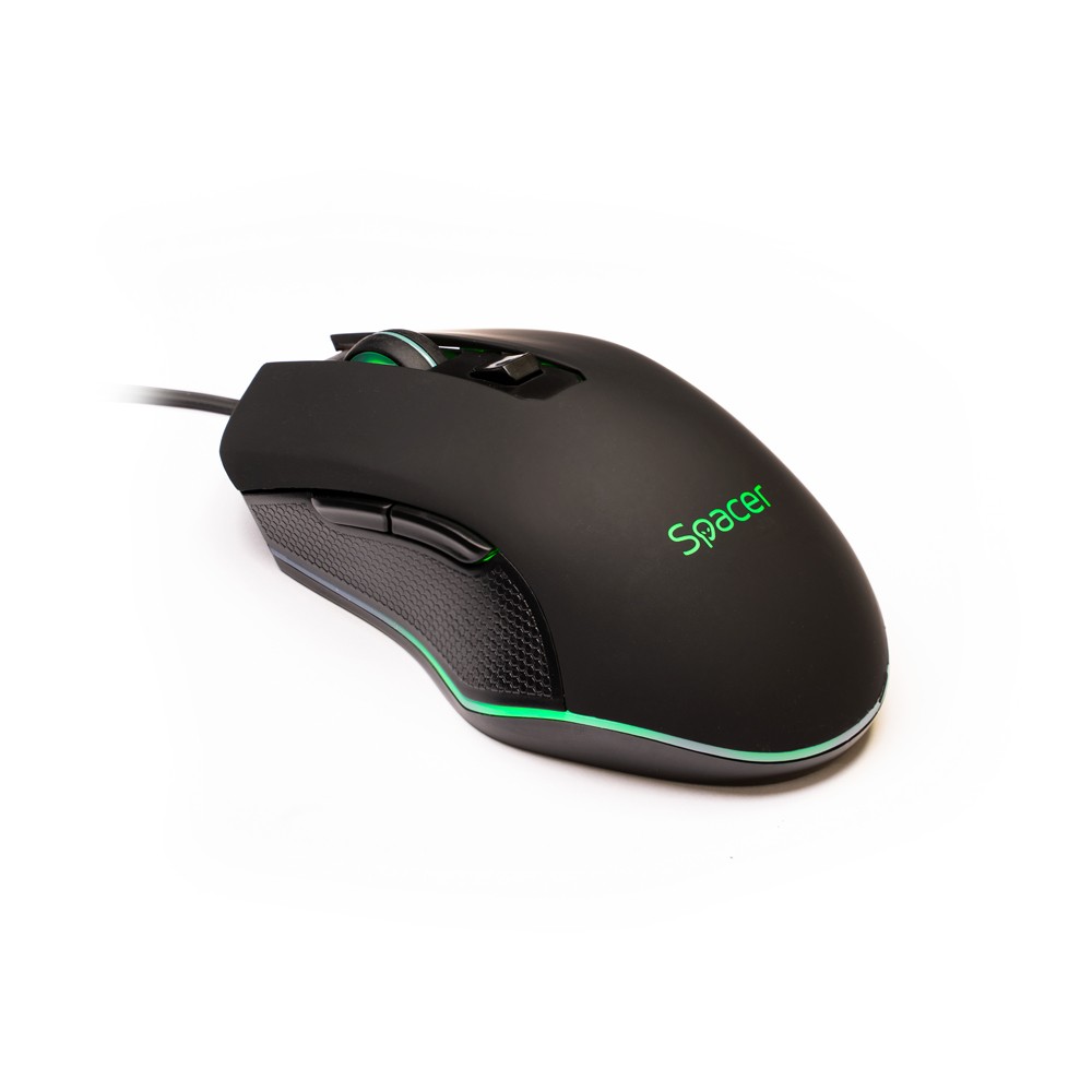 Mouse Gaming SPACER SP-GM-01 USB Negru 7200 DPI