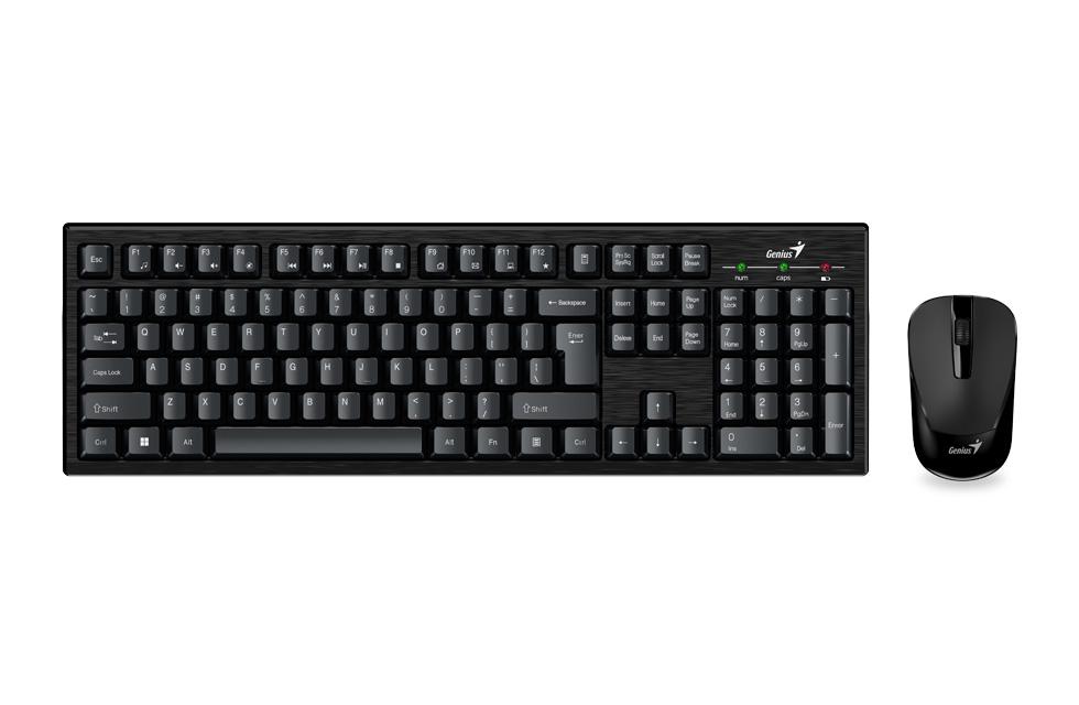 Kit Tastatură și Mouse GENIUS KM-810 Wireless Negru